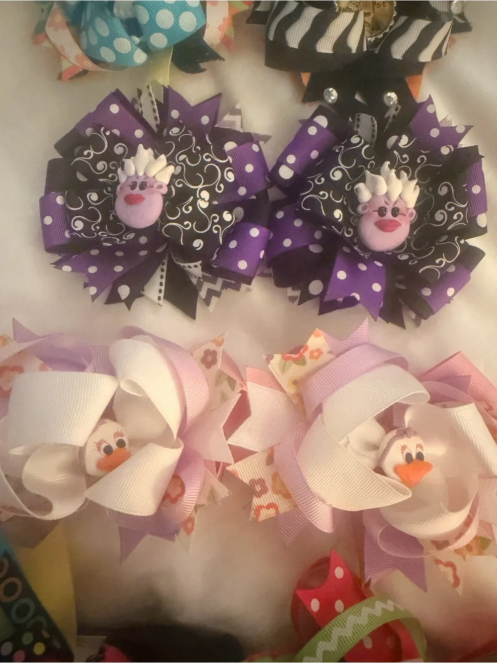 Character Some Disney Ribbon Hair Bows